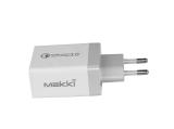Makki Fast Charger - QC3.0+2xUSB 30W White снимка №3