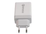 Makki Fast Charger - QC3.0+2xUSB 30W White снимка №4