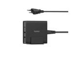 Описание и цена на зарядни устройства HAMA Зарядно 220V Universal, USB-C, 3 порта, 5-20V/65W, (PD), Черно