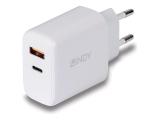зарядни устройства Lindy power adapter - 4 pin USB Type A / 24 pin USB-C - 30 Watt зарядни устройства 0 wall charger Цена и описание.