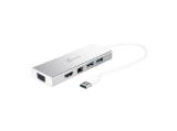 Описание и цена на аксесоари j5create Mini Dock JUD380, USB 3.0, Gigabit Ethernet, HDMI, VGA, USB-B, Бял
