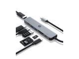 VCom Docking Station Type-C 7-in-1 - CUE39 - PD3.0 100W, HDMI x 2, USB3.0 x 2, SD, TF снимка №2 VCom Docking Station Type-C 7-in-1 - CUE39 - PD3.0 100W, HDMI x 2, USB3.0 x 2, SD, TF снимка №2