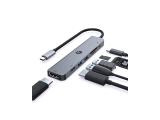 VCom Docking Station Type-C 7-in-1 - CUE39 - PD3.0 100W, HDMI x 2, USB3.0 x 2, SD, TF снимка №3 VCom Docking Station Type-C 7-in-1 - CUE39 - PD3.0 100W, HDMI x 2, USB3.0 x 2, SD, TF снимка №3