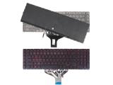 Описание и цена на резервни части HP Клавиатура за лаптоп HP Omen 17-CB 17T-CB - Черна Без Рамка (Малък Ентър), С Подсветка Червена