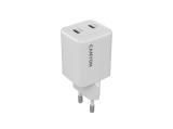 Описание и цена на зарядни устройства Canyon Charger CU35CC GaN 35W 2xPD EU White