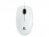 Logitech B100 WHITE USB оптична снимка №2