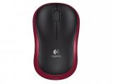 Logitech M185 Red USB оптична снимка №2