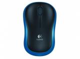Logitech M185 black/blue USB оптична снимка №3