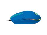 Logitech G102 LIGHTSYNC BLUE USB оптична снимка №3