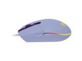Logitech G102 LightSync Lilac USB оптична снимка №3