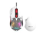 Описание и цена на мишка за компютър Xtrike Me Gaming Mouse GM-316W - 7200dpi, Detachable covers, White 