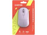 Canyon MW-22 Dual Band RGB Wireless Pearl Rose (CNS-CMSW22PR) USB оптична снимка №6 Canyon MW-22 Dual Band RGB Wireless Pearl Rose (CNS-CMSW22PR) USB оптична снимка №6