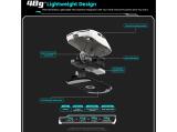 VXE Wireless Gaming Mouse Dragonfly R1 SE+ Huano Blue Glow V2 Black USB / Bluetooth оптична снимка №4