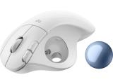 Logitech ERGO M575S Wireless Trackball Off White + Blue Ball 910-007030 USB / Bluetooth оптична снимка №5 Logitech ERGO M575S Wireless Trackball Off White + Blue Ball 910-007030 USB / Bluetooth оптична снимка №5