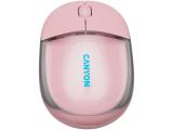 Canyon mouse OnClick 24 BT/ Wireless Transparent/Pink CNS-CMSW24P USB / Bluetooth оптична снимка №3