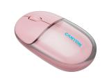 Canyon mouse OnClick 24 BT/ Wireless Transparent/Pink CNS-CMSW24P USB / Bluetooth оптична снимка №4