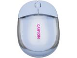 Canyon mouse OnClick 24 BT/ Wireless Transparent/Blue CNS-CMSW24BL USB / Bluetooth оптична снимка №3