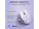 Corsair SCIMITAR ELITE WIRELESS SE MMO Gaming Mouse – White CH-9314011-WW USB / Bluetooth оптична снимка №3
