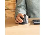 R-GO Tools Mouse HE Ergonomic Right Bluetooth Large Black/Silver Retail USB оптична снимка №4