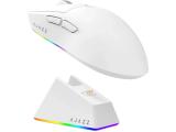 Ajazz AJ139 V2 MC Wireless Gaming Mouse 1K Magnetic Charging Dock White USB оптична снимка №4 Ajazz AJ139 V2 MC Wireless Gaming Mouse 1K Magnetic Charging Dock White USB оптична снимка №4