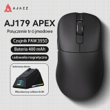Ajazz Ajazz професионална геймърска мишка AJ179 APEX - Wireless Gaming Mouse - 8K, Magnetic Charging Dock, White AJ179-APEX-WH NEW usb оптична снимка №3