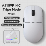 Ajazz Ajazz професионална геймърска мишка AJ159P MC - Wireless Gaming Mouse - 1K, Magnetic Charging Dock, White AJ159P-MC-WH NEW usb оптична снимка №5