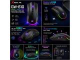 Xtrike Me Gaming Mouse Wireless GW-610 USB оптична снимка №6