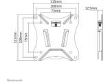 Neomounts tv wall mount NM-W25 снимка №6