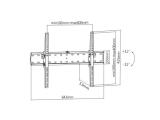 Gembird стенна стойка за телевизор TV Mount - WM-70T-02 снимка №4