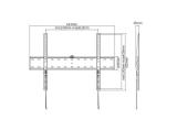 Gembird стенна стойка за телевизор TV Mount - WM-70F-01 снимка №4