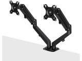 Монитор Lindy Dual Mount Desktop Gas Spring Arm - Black