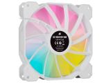 Corsair  iCUE SP140 RGB ELITE Performance White PWM Fan - Dual Fan Kit with Lighting Node CORE  снимка №3