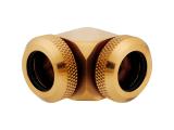 Corsair Hydro X Series XF Hardline 90° 12mm OD Gold снимка №2 Corsair Hydro X Series XF Hardline 90° 12mm OD Gold снимка №2