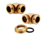 Corsair Hydro X Series XF Hardline 90° 12mm OD Gold снимка №3 Corsair Hydro X Series XF Hardline 90° 12mm OD Gold снимка №3