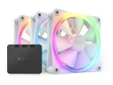 Описание и цена на вентилатори &raquo; вентилатори NZXT F120 RGB White 3 pack plus NZXT RGB контролер