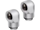 Описание и цена на аксесоари » фитинги, екстендери, тапи Corsair Hydro X Series 90° Rotary Adapter Twin Pack Chrome