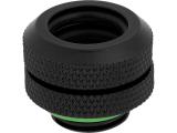 Описание и цена на аксесоари » фитинги, екстендери, тапи Corsair Hydro X Series XF Hardline 12mm OD Fitting Four Pack — Black