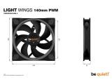 be quiet! LIGHT WINGS PWM снимка №6