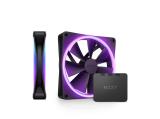 Описание и цена на вентилатори &raquo; вентилатори NZXT F140 RGB DUO Twin Pack Black