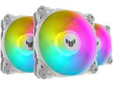 Охлаждане (охладител) Asus TUF Gaming TF120 ARGB Fan - Triple Fan Kit with ARGB Controller, White Edition