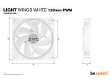 be quiet! LIGHT WINGS WHITE PWM Triple Pack, BL100 снимка №6 be quiet! LIGHT WINGS WHITE PWM Triple Pack, BL100 снимка №6