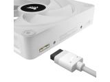 Corsair iCUE LINK QX120 RGB 120mm PWM PC Fan Expansion Kit - White снимка №3