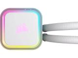 Corsair iCUE H100i RGB ELITE Liquid CPU Cooler - White снимка №3