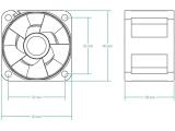Arctic Server Fan 40x40x28 Dual Ball S4028-6K ACFAN00185A снимка №6