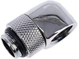 Alphacool Въртящ се L-конектор Eiszapfen, G1/4 AG auf G1/4 IG, Сребрист снимка №3