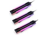 Описание и цена на аксесоари » LED странични ленти Lian-Li UNI FAN P28 Side ARGB Strip - Triple Pack - Black