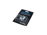 Alphacool L-конектор HF, Вътрешна резба G1/4 - G1/4, 90°, Хром снимка №3