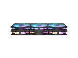 Asus TUF Gaming TR120 ARGB Reverse blade 3x pack Black снимка №3