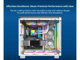 Montech Hyper Flow ARGB 240 CPU Liquid Cooler White снимка №6