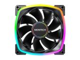 Montech RX140 PWM, REVERSE Fan ARGB, Black снимка №2